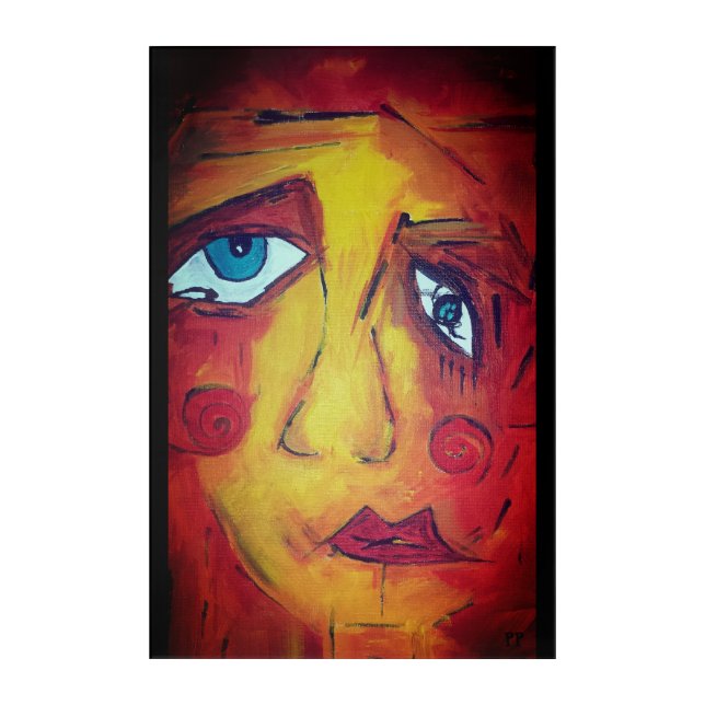 Woman Unglued Acrylic Wall Art (Front)