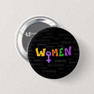 Woman up! button