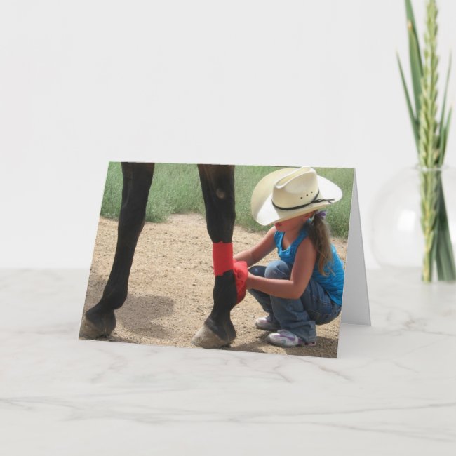 Woman Vet Congratulations Graduate Ranch Farm DVM Card