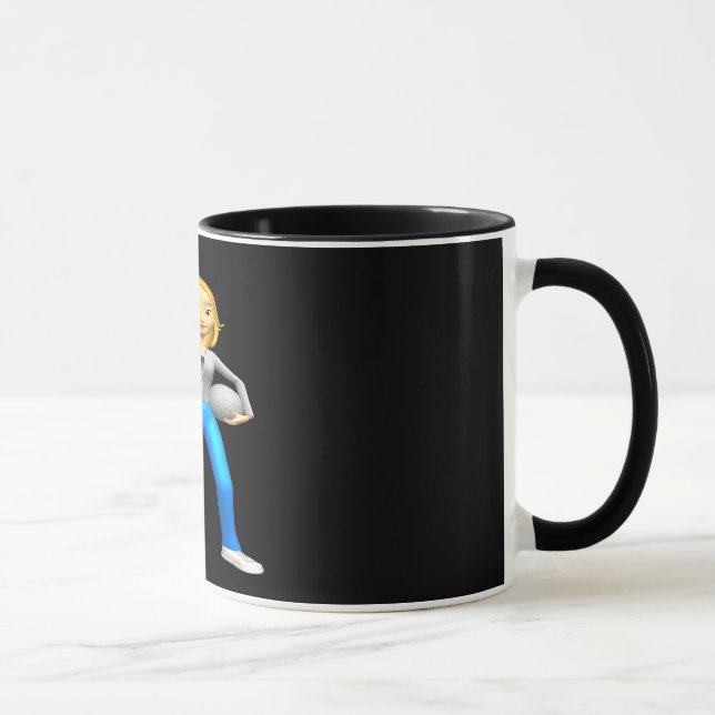Woman Volleyball Coach Mug (Right)
