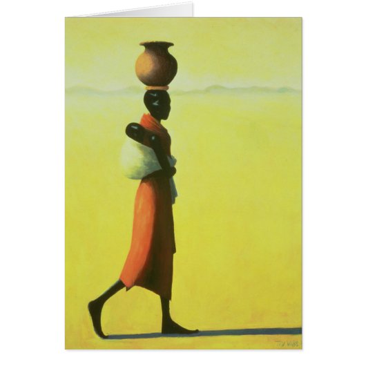 Woman Walking 1990 Cards (Front)
