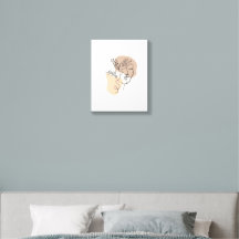Woman Wall Art, Abstract Female Print