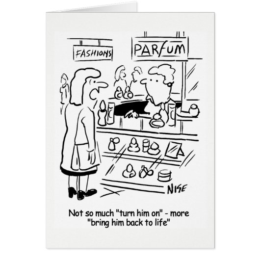 Woman wants a Perfume to "Bring Him Back to Life" (Front)