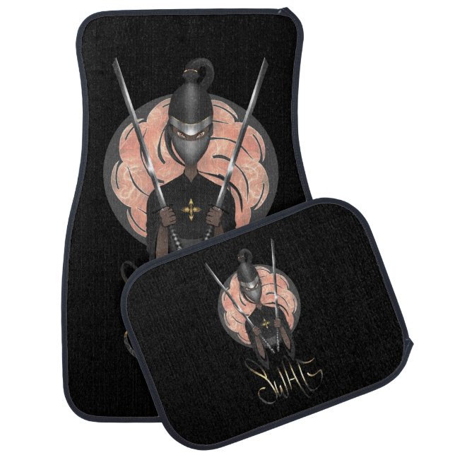 Woman Warrior Strong Car Floor Mat (Set)