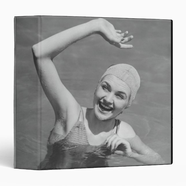 Woman Waving Binder (Front/Spine)