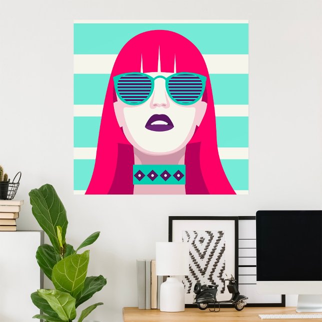 Woman Wearing Sunglasses Poster (Creator Uploaded)