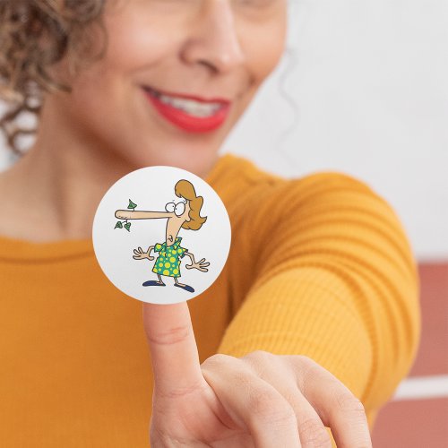 Woman Who Told Lies Classic Round Sticker