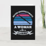 Woman with a Clarinet Funny Mom Gift Card