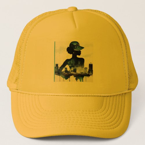 woman with a featureless face Trucker Hat