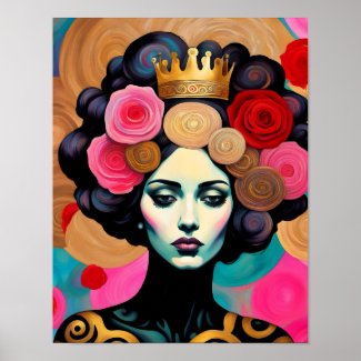Woman With a Gold Crown