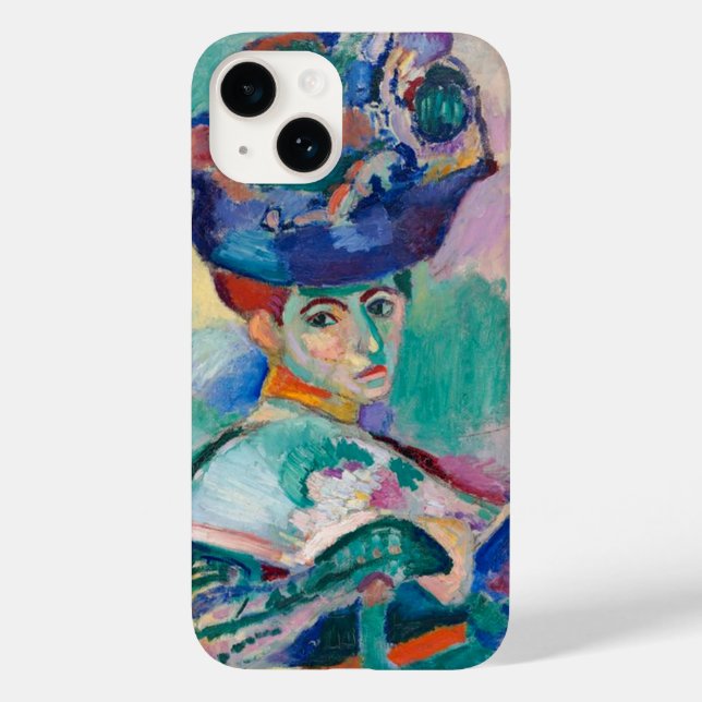 Woman With a Hat by Henri Matisse Case-Mate iPhone Case (Back)