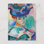 Woman With a Hat by Henri Matisse Holiday Postcard