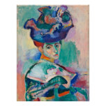 Woman With a Hat by Henri Matisse Poster