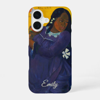 Woman with a Mango by Paul Gauguin – Personalized iPhone 16 Case