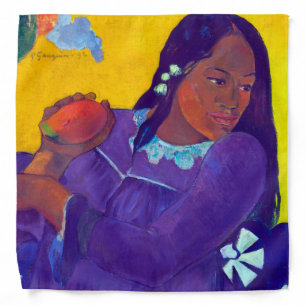 Woman with a Mango, Gauguin Bandana