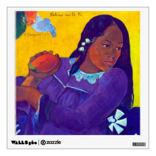 Woman with a Mango, Gauguin Wall Decal