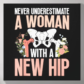 Woman With A New Hip Surgery Survivor Hip Surgery Canvas Photo Tile