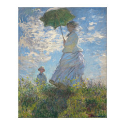 Woman With a Parasol Canvas Print