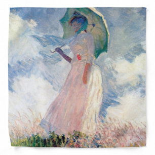 Woman with a Parasol, Claude Monet, 1886 Bandana