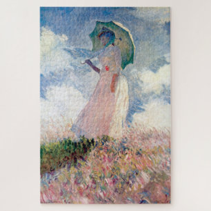 Woman with a Parasol, Claude Monet, 1886 Jigsaw Puzzle