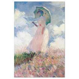 Woman with a Parasol, Claude Monet, 1886 Tissue Paper