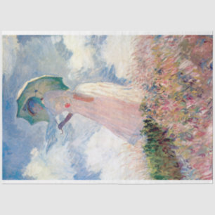 Woman with a Parasol, Claude Monet, 1886 Tissue Paper