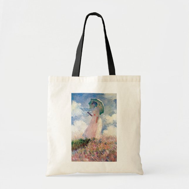Woman with a Parasol, Claude Monet, 1886 Tote Bag (Front)
