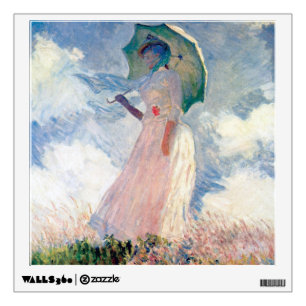 Woman with a Parasol, Claude Monet, 1886 Wall Decal