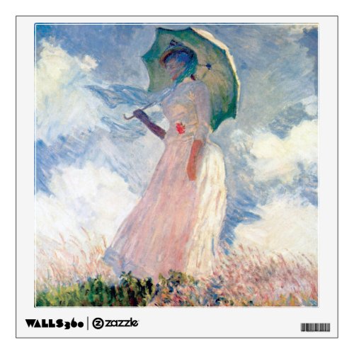 Woman with a Parasol Claude Monet 1886 Wall Decal