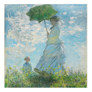 Woman with a Parasol Claude Monet Acrylic Print