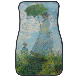 Woman with a Parasol Claude Monet Car Floor Mat