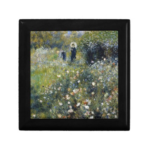 Woman with a Parasol in a Garden by Auguste Renoir Gift Box