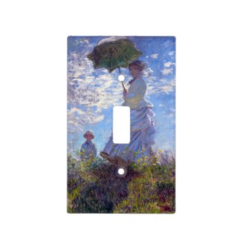 Woman With A Parasol Light Switch Cover by monetart at Zazzle