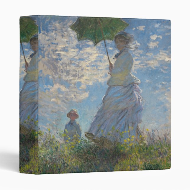 Woman with a Parasol - Madame Monet and Her Son Binder (Front/Spine)