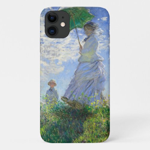 Woman with a Parasol Madame Monet and Her Son iPhone 11 Case