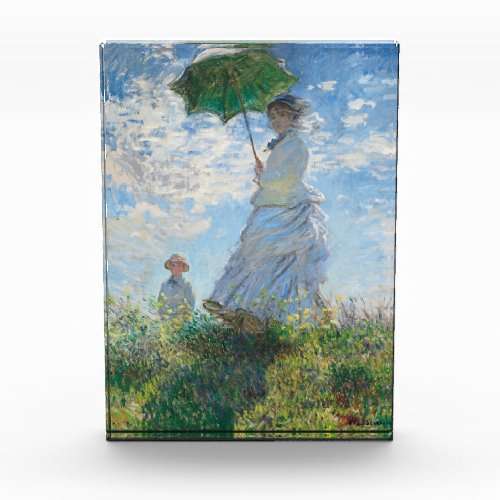 Woman with a Parasol Madame Monet and Her Son Photo Block
