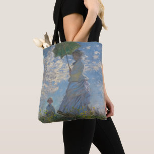 Woman with a Parasol - Madame Monet and Her Son Tote Bag
