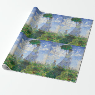 Woman with a Parasol, Madame Monet and Her Son Wrapping Paper