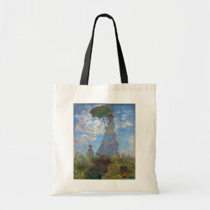 Woman with a Parasol, Monet Tote Bag