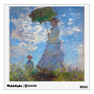 Woman with a Parasol, Monet Wall Decal