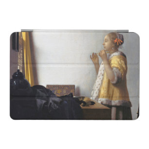 Woman with a Pearl Necklace, Johannes Vermeer iPad Mini Cover