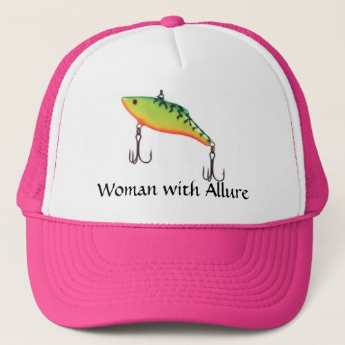 Woman with Allure Sports Fishing Cap