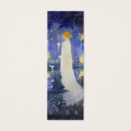 Woman with Calla Lilies Bookmark
