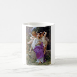 Woman with Cupid, Bouguereau Coffee Mug