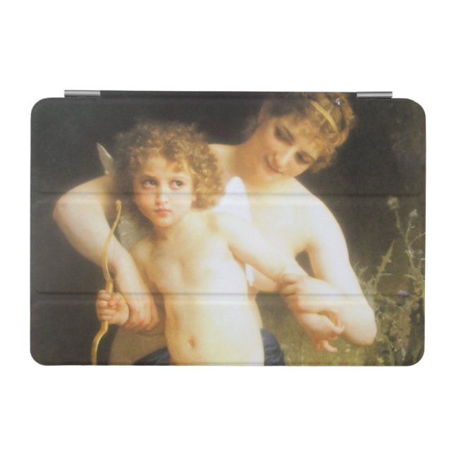Woman with Cupid, Bouguereau iPad Mini Cover (Horizontal)