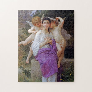 Woman with Cupid, Bouguereau Jigsaw Puzzle