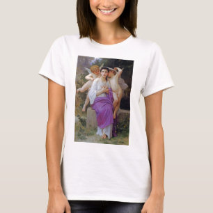 Woman with Cupid, Bouguereau T-Shirt