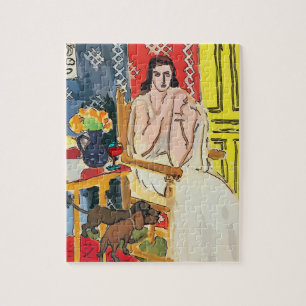 Woman with Dachshunds, Matisse styule Jigsaw Puzzle