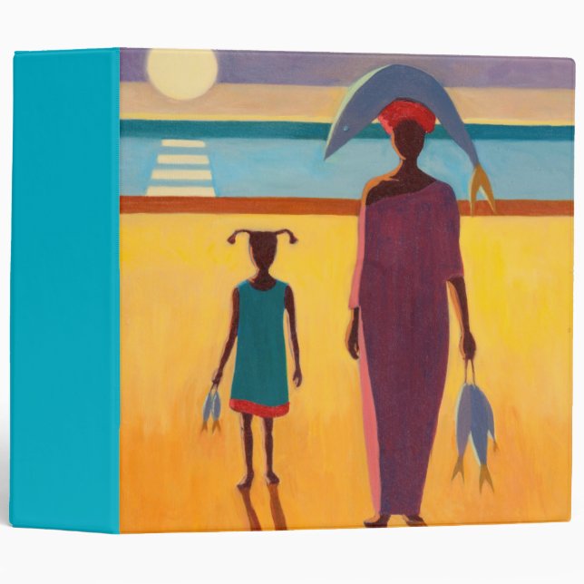 Woman with Fish Binder (Front/Spine)