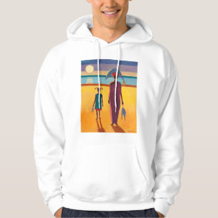Woman with Fish Hoodie